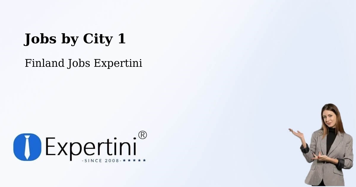 City Jobs in Finland - Expertini